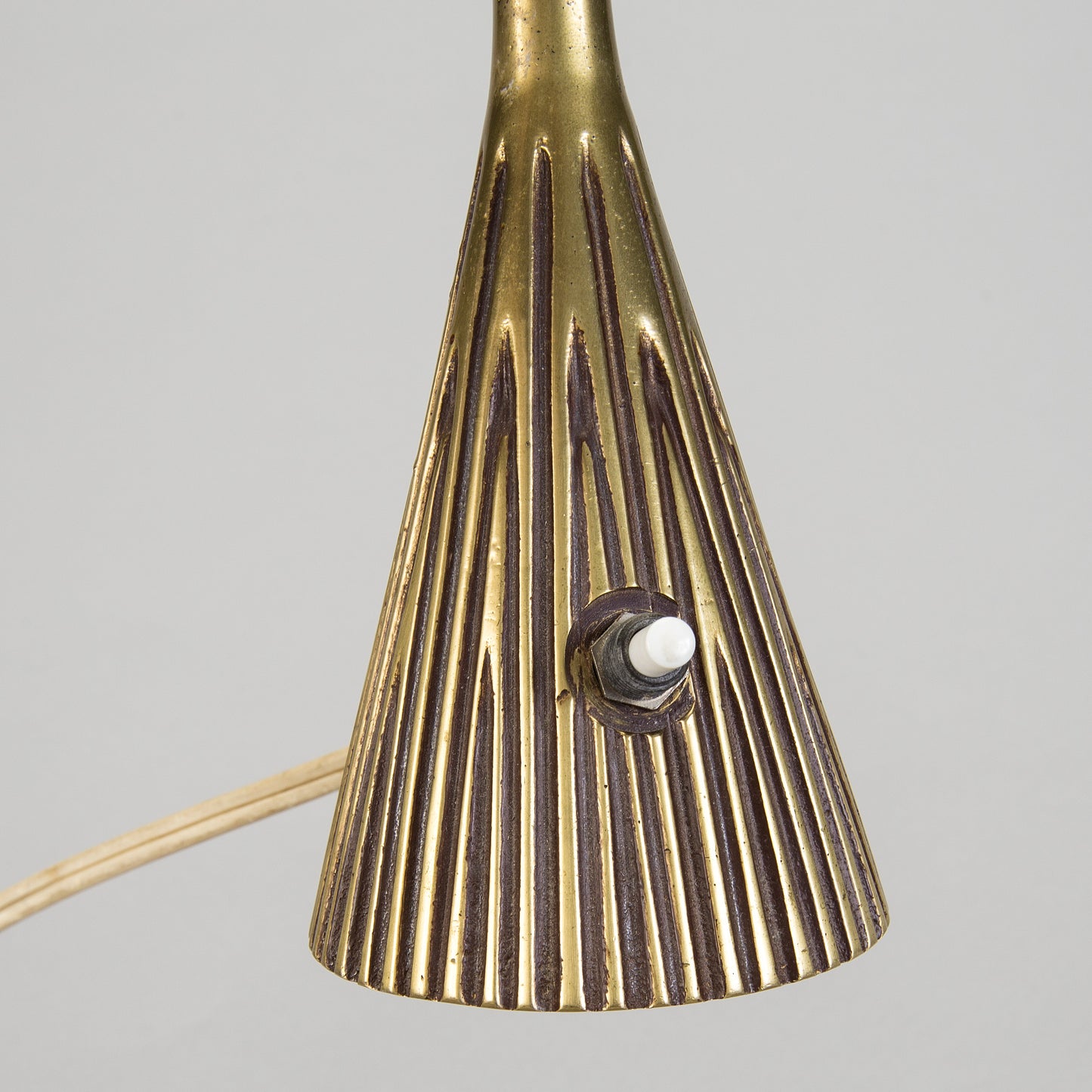 ASEA Cast Bronze Lamp by Sonja Katzin for ASEA Sweden 1960