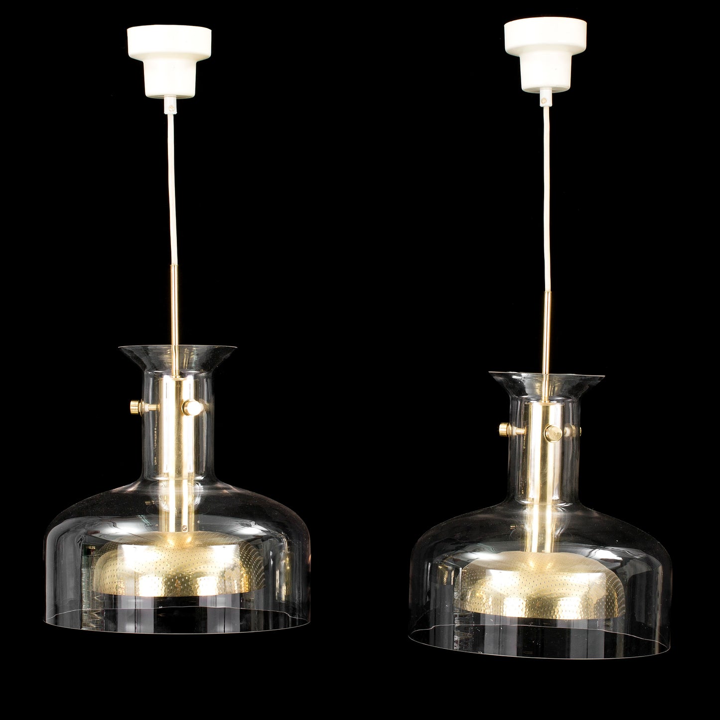 Anders Pehrson chandelier "Crystal" for Atelj Lyktan 1970