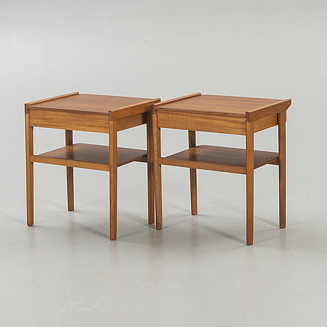 Teak Nightstands a Pair Anonymous Sweden, 1960