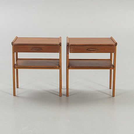 Teak Nightstands a Pair Anonymous Sweden, 1960