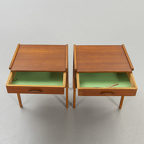 Teak Nightstands a Pair Anonymous Sweden, 1960