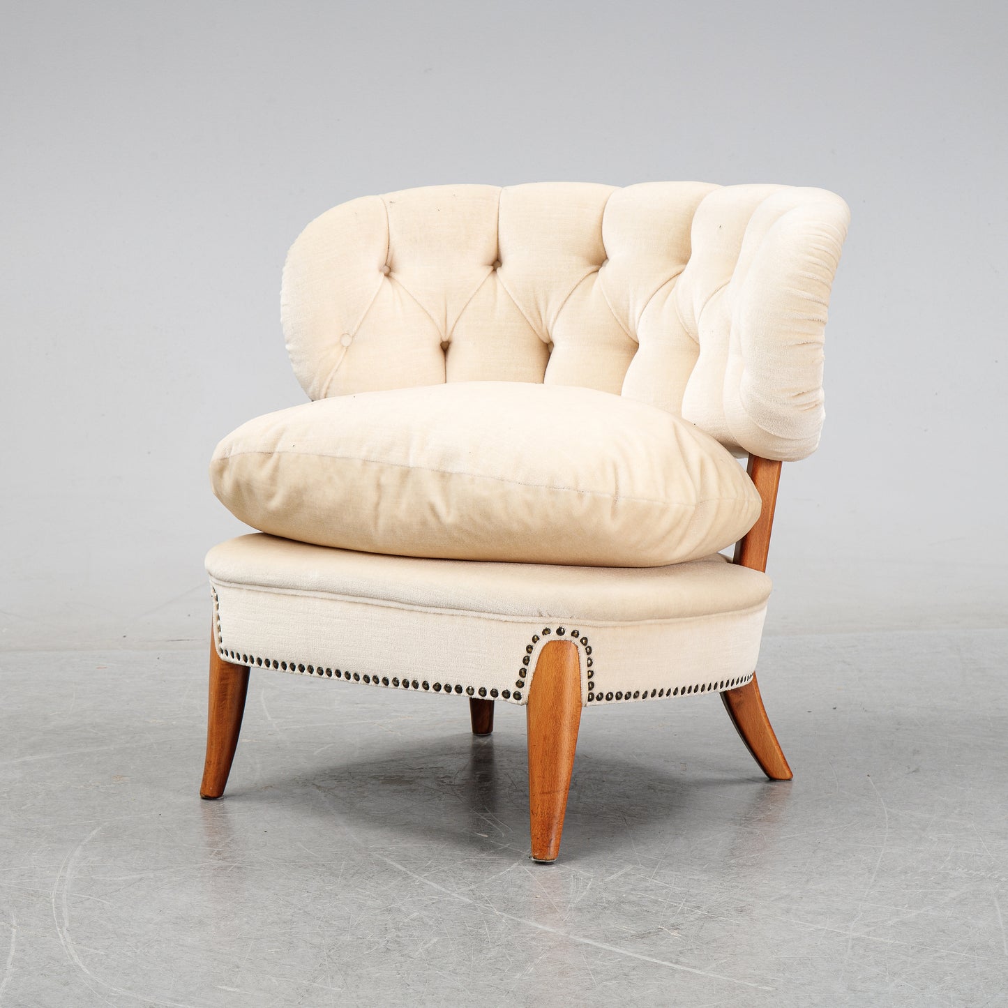 "Schulz" Easy Chair by Otto Schulz for Jio Möbler, Jönköping Sweden 1960