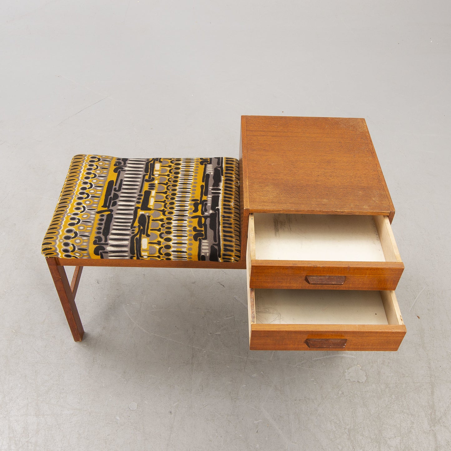 Teak Bench and Chest by Tingstrom Sweden, 1960