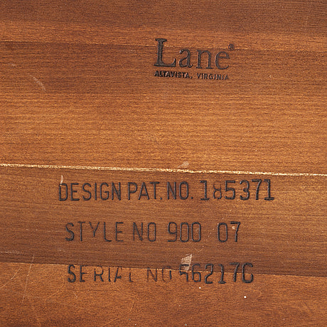 Andre Bus a Pair of 'Acclaim' Walnut Side Tables Forlane USA 1960