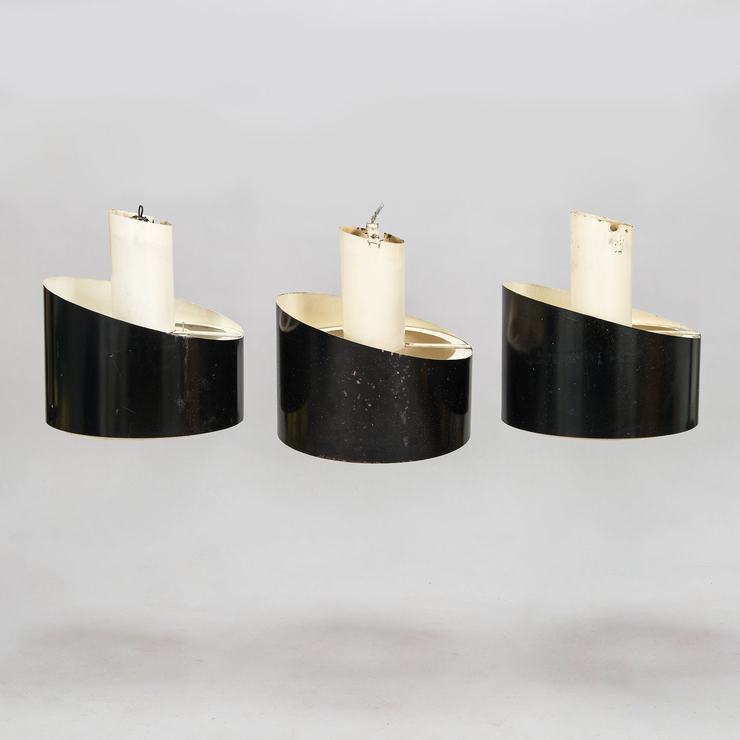 Oversized Metal Ceiling Light by Laaksonen & Poika, Finland, 1960