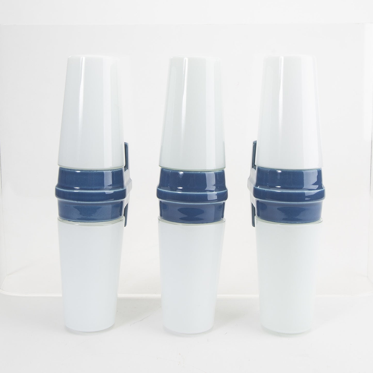 Sigvard Bernadotte Set of 3 Wall Light Model 60660 for IFO Sweden, 1960