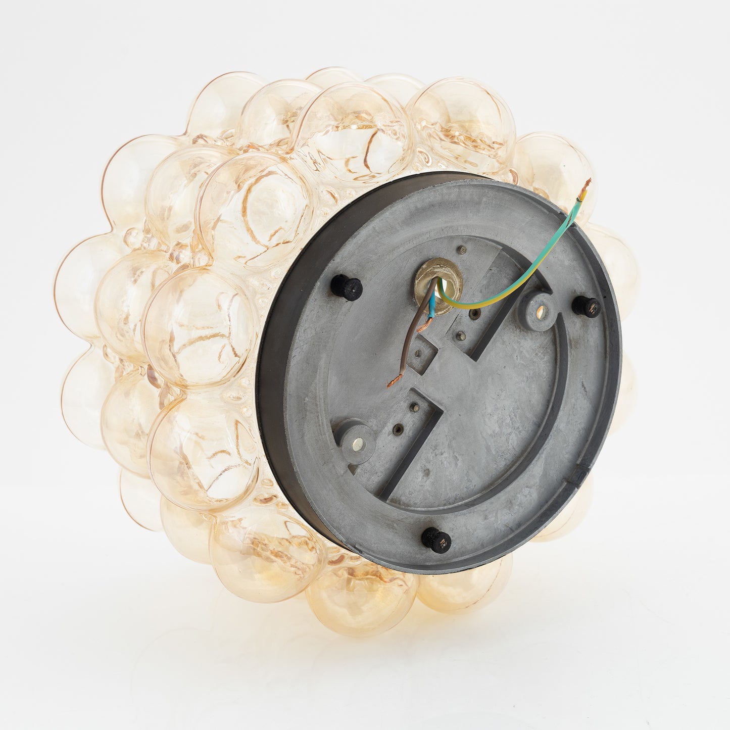 Helena Tynell glass ceiling light for Linburg germany 1960