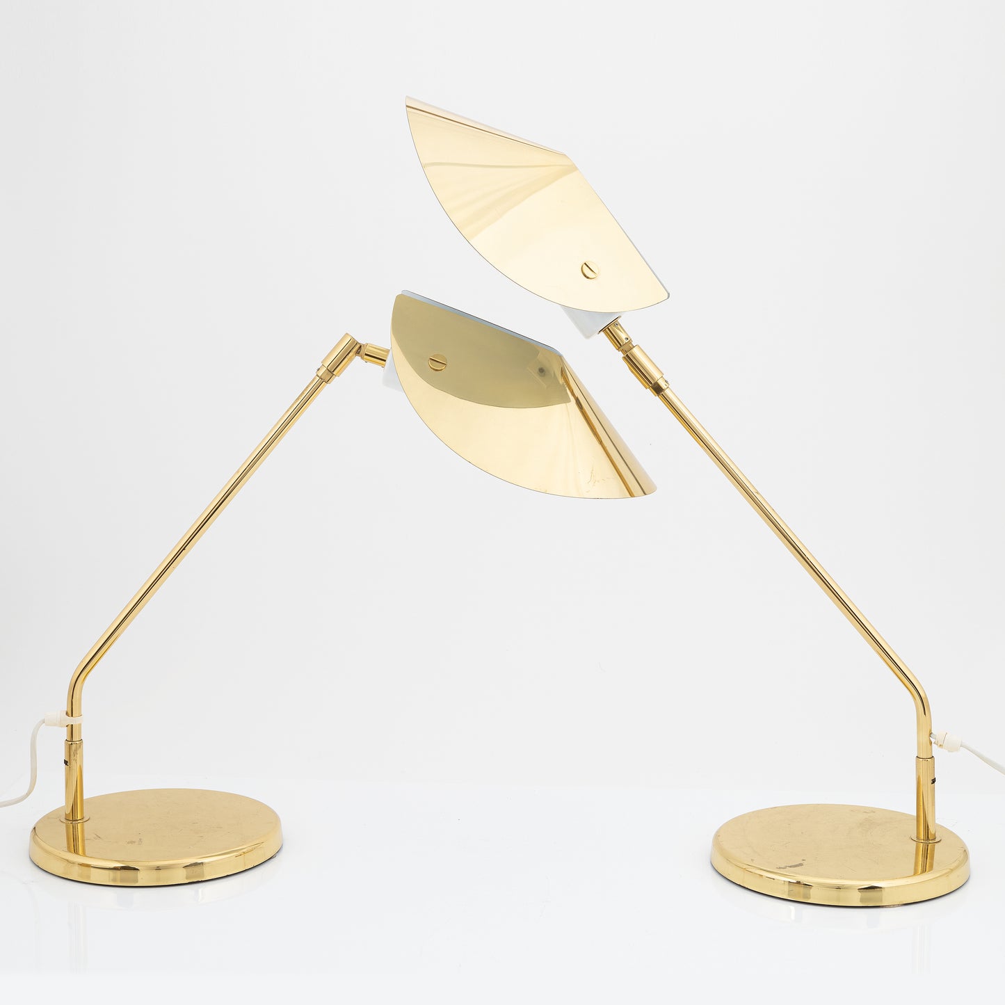 Desk Lamp in Brass by Aneta Sweden 1970