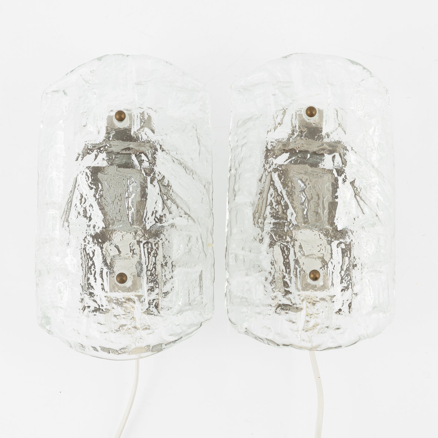 Wall Lights by Orrefors set of 2 , Sweden, 1970