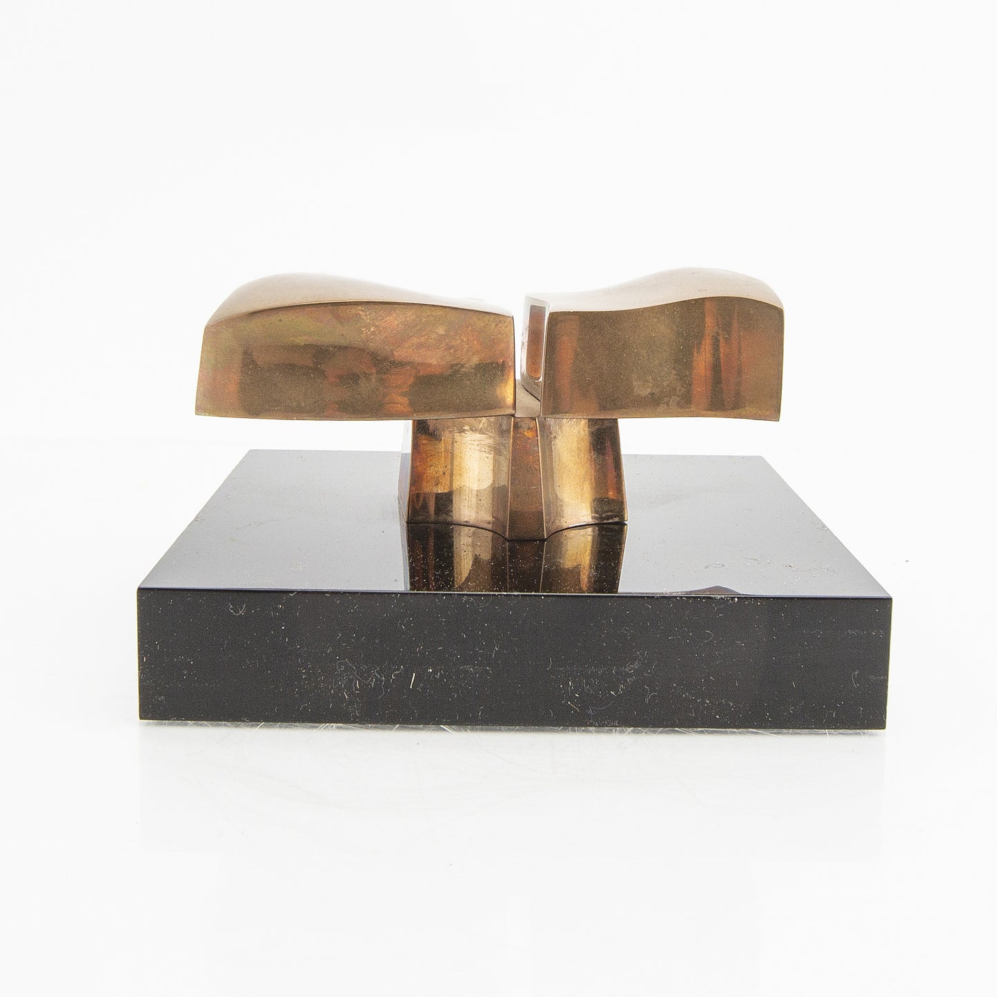 Jose Luis Sanchez Solid Bronze Sculpture Spain 1970 Signed
