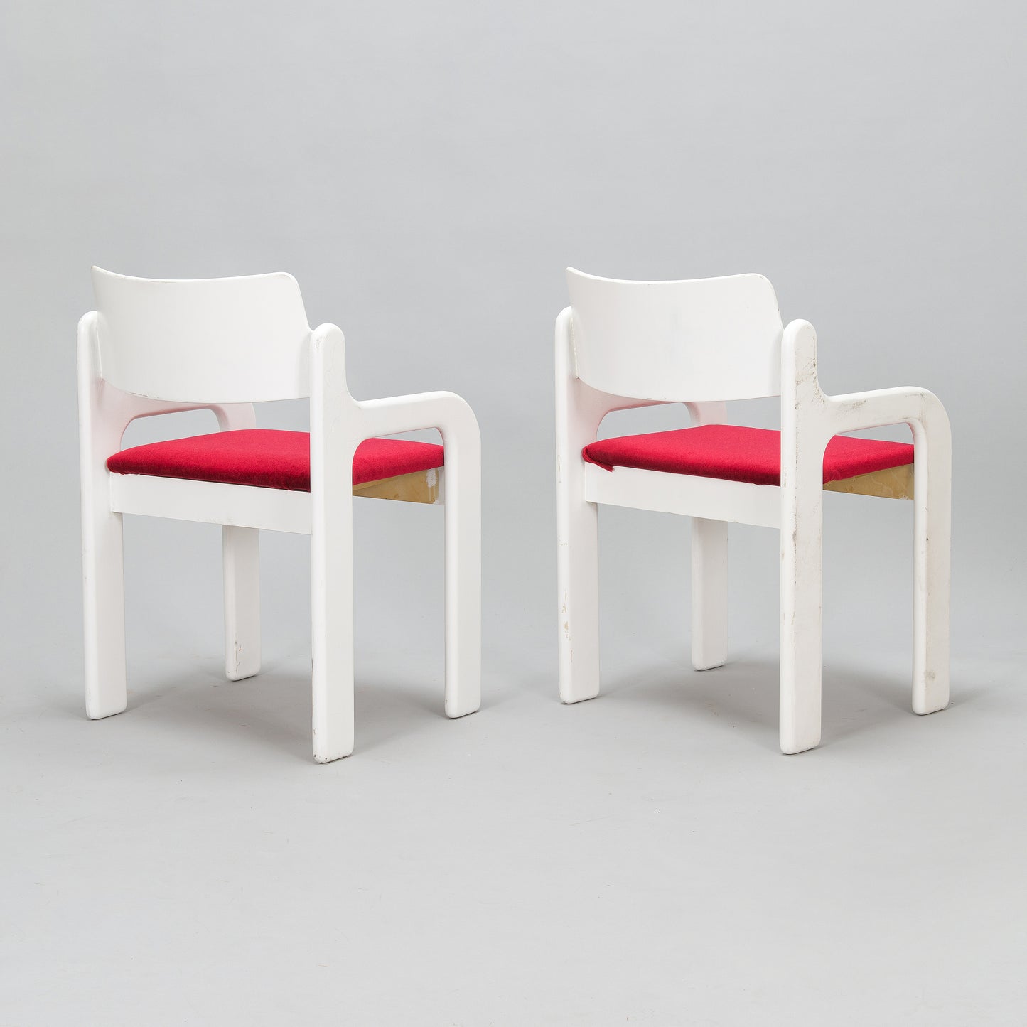 Eero Aarnio Dining chairs 'Flamingo' for Asko set of 2 Finland 1970s