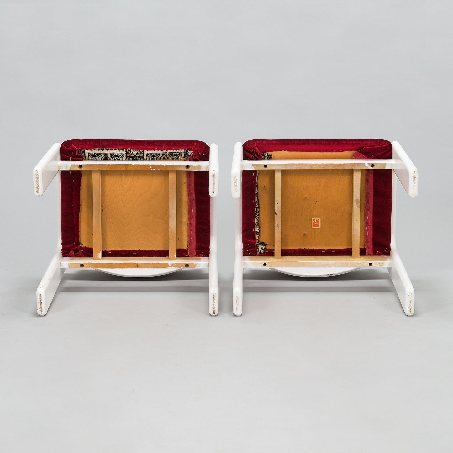Eero Aarnio Dining chairs 'Flamingo' for Asko set of 2 Finland 1970s