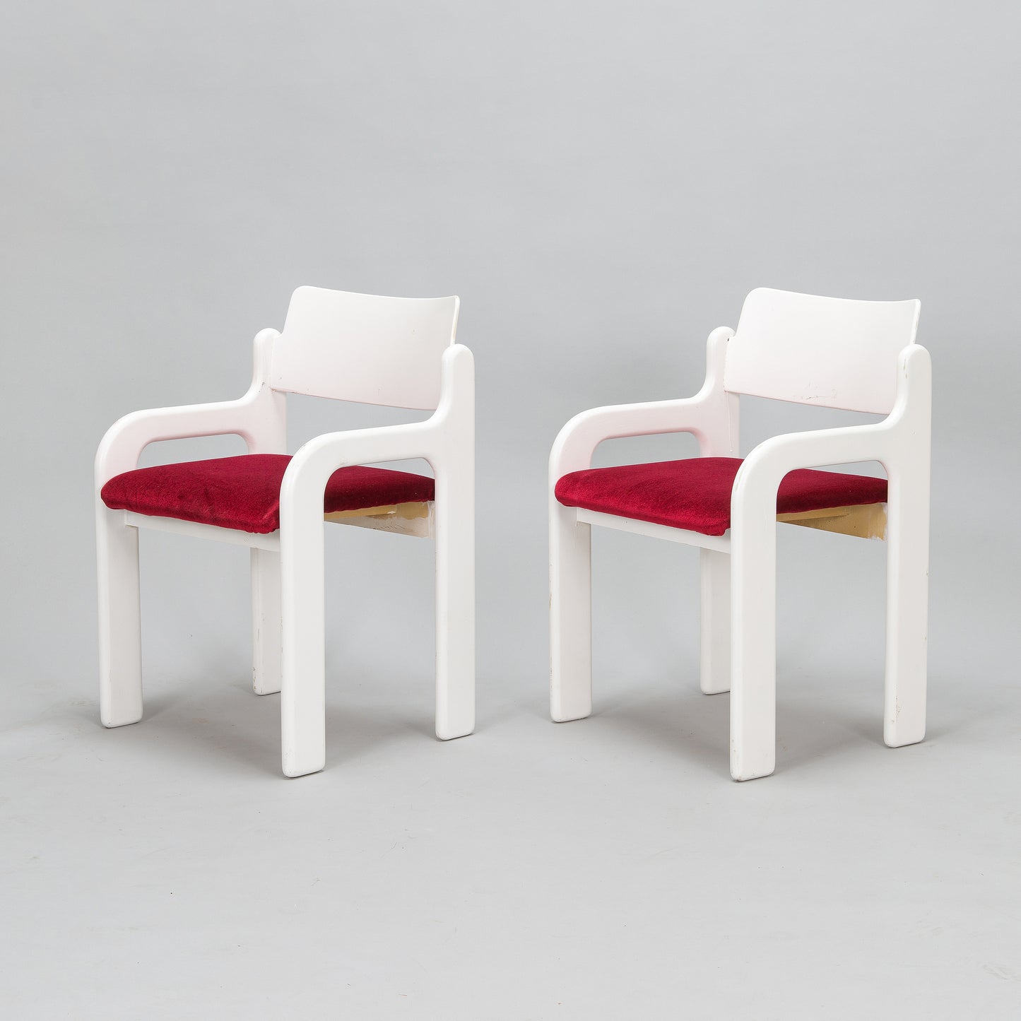 Eero Aarnio Dining chairs 'Flamingo' for Asko set of 2 Finland 1970s