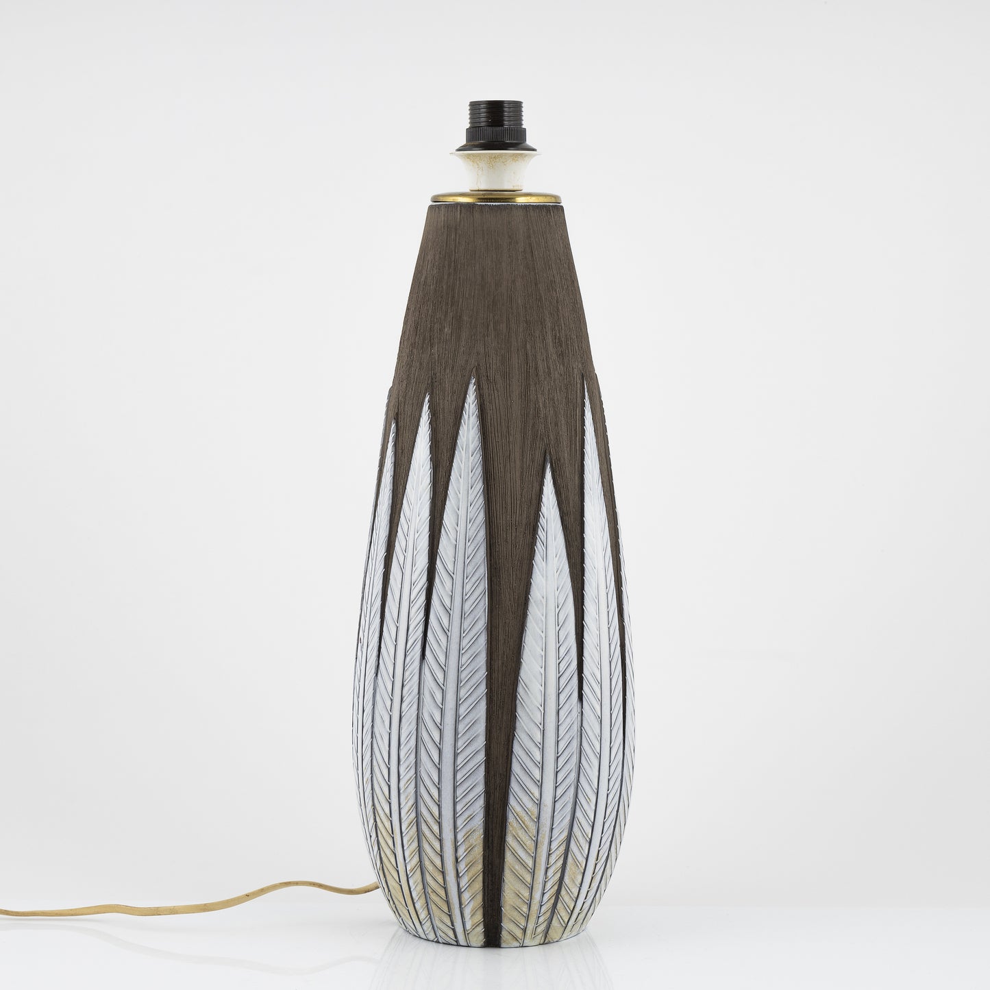Anna Lisa Thomson lamp ' Paprika' earthenware by Upsala Ekeby Sweden 1960