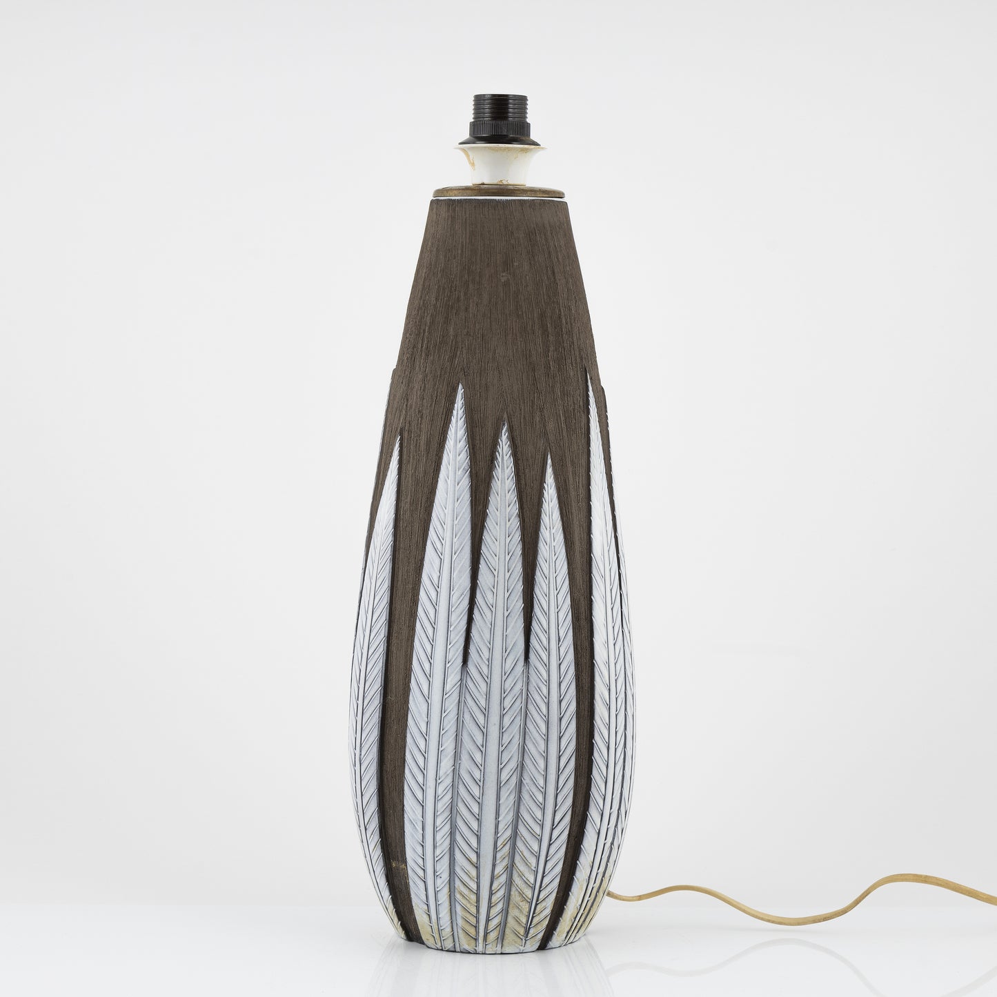 Anna Lisa Thomson lamp ' Paprika' earthenware by Upsala Ekeby Sweden 1960