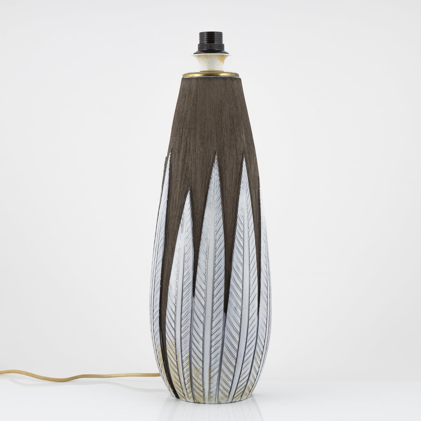 Anna Lisa Thomson lamp ' Paprika' earthenware by Upsala Ekeby Sweden 1960