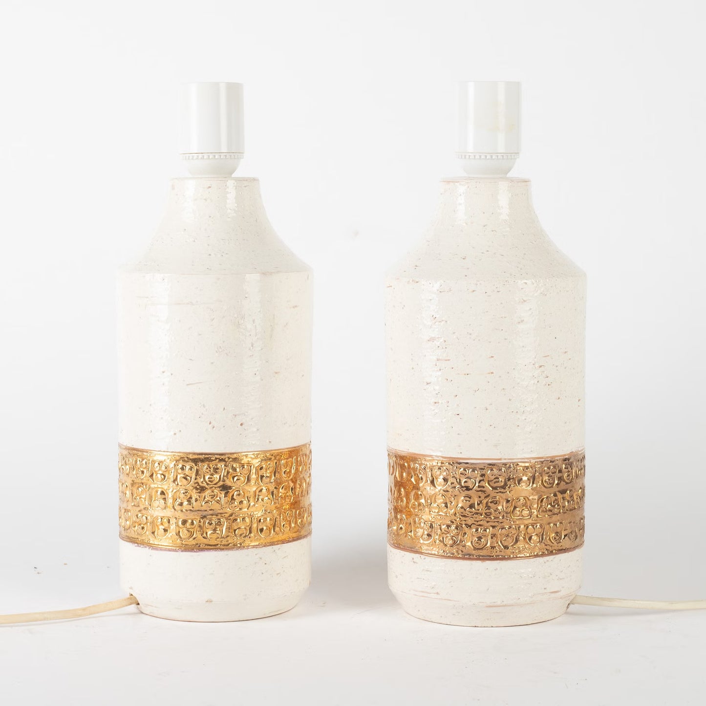 Aldo Londi for Bitossi a pair ceramic Lamps Sweden 1960