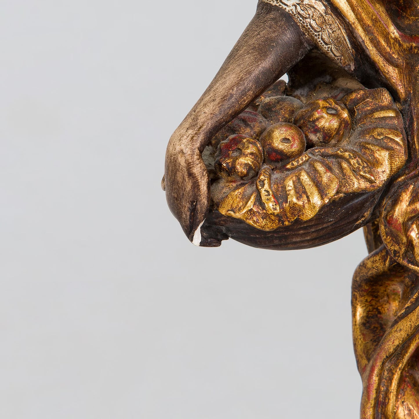 Table Lamps Gilded Pair, Usa 1950s