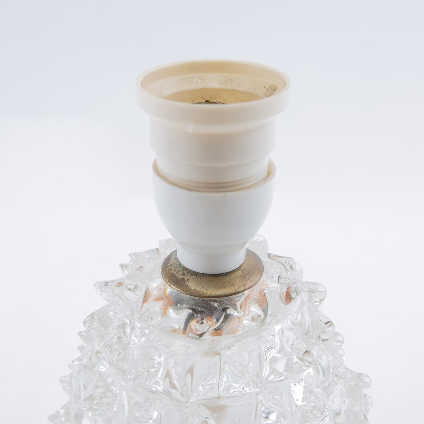 Table lamps a pair glass Murano Italy 1950