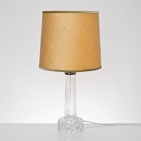 Carl Fagerlund for Orrefors Glass Table Lamp Model 'RD'
