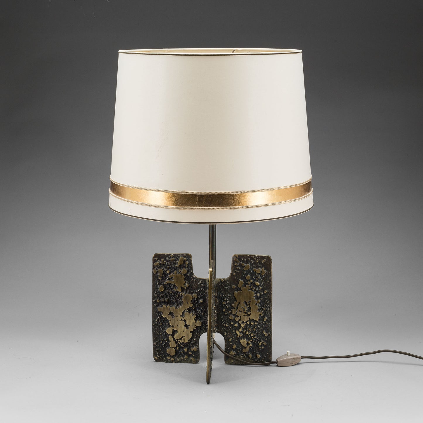 Cast bronze Table Lamp Anonymous, France, 1960