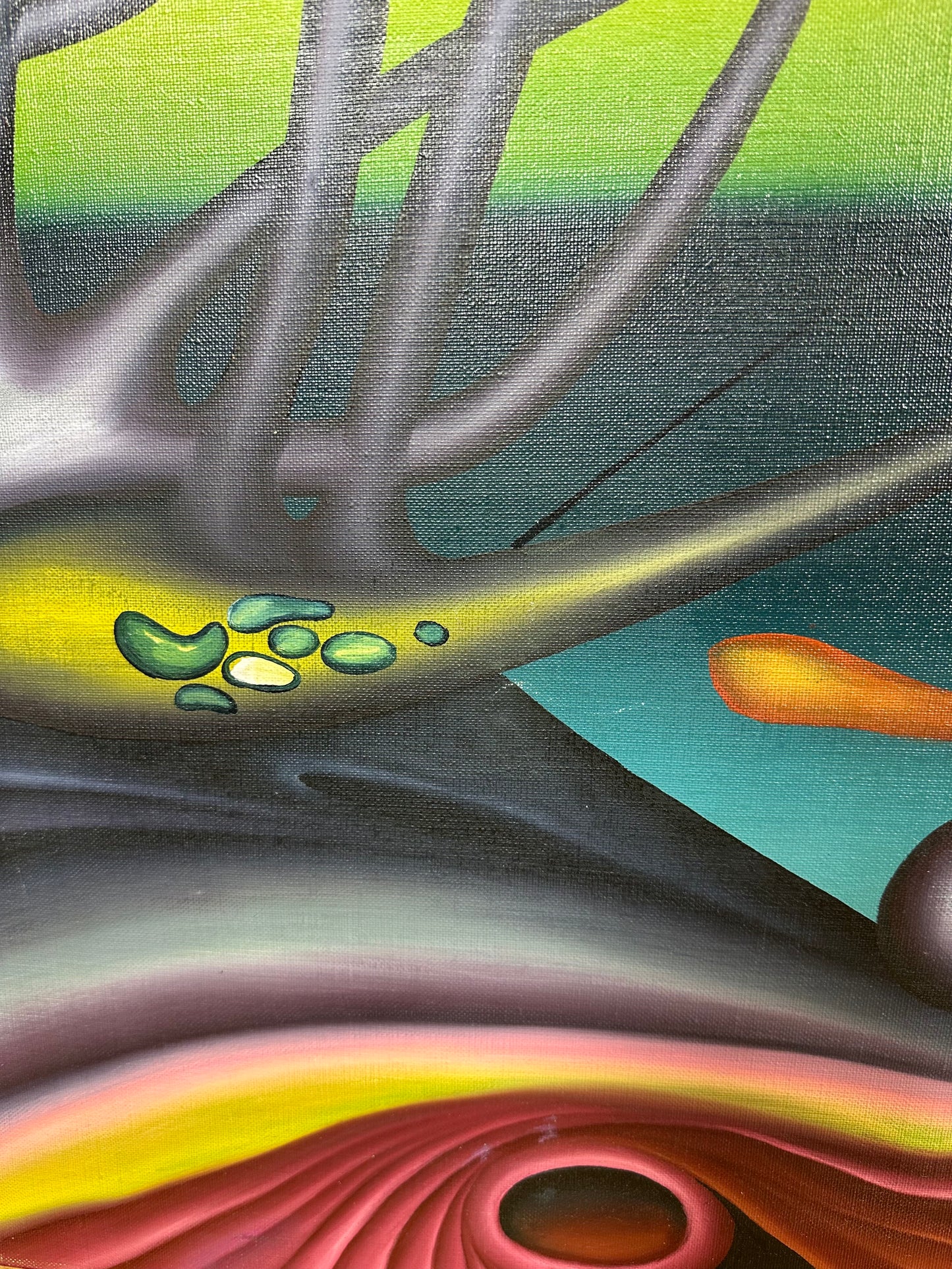 Lars Grönfelt, oil on canvas, signed and dated 69