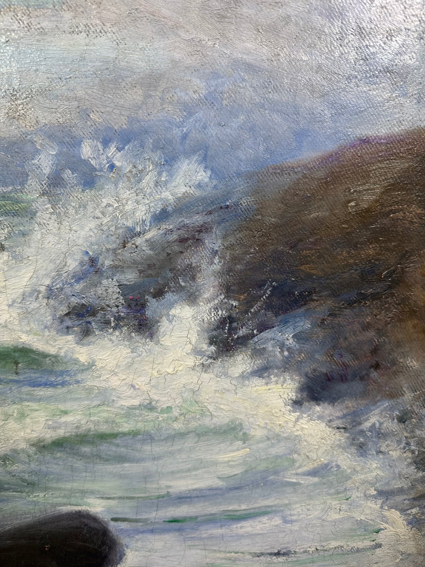 Robert Thegerström Painting oil on canvas signed and dated 1906