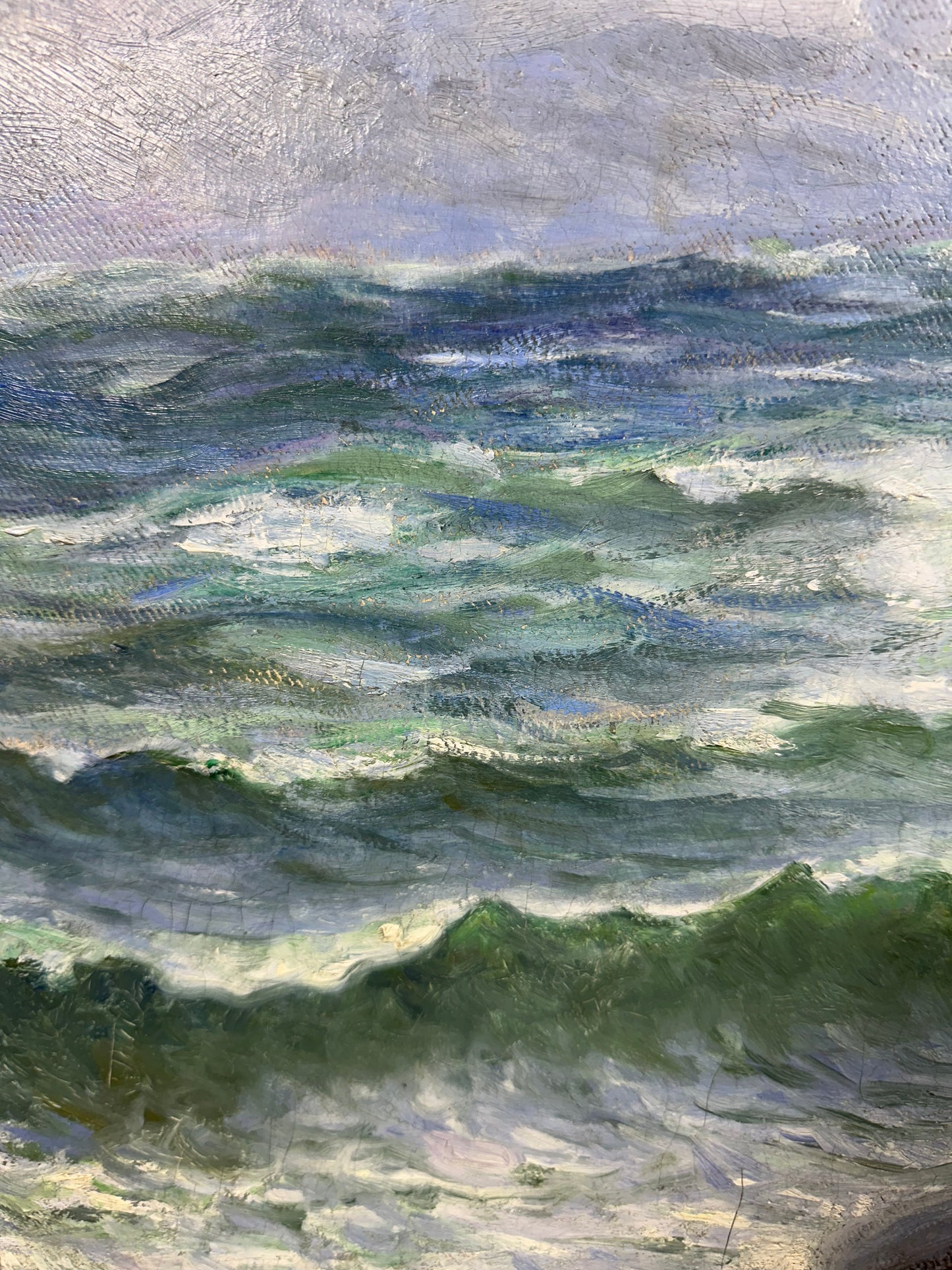 Robert Thegerström Painting oil on canvas signed and dated 1906
