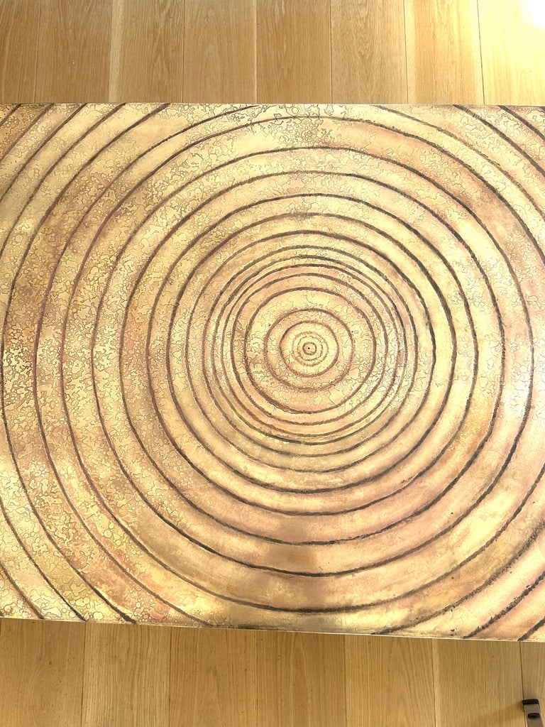 Ado Chale style " Goutte d'eau" large table Belgium 1980