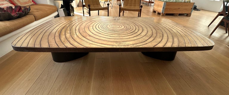 Ado Chale style " Goutte d'eau" large table Belgium 1980