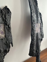 Pair of Wall Lights Cast Bronze and Amethyst, France, 1970