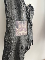 Pair of Wall Lights Cast Bronze and Amethyst, France, 1970