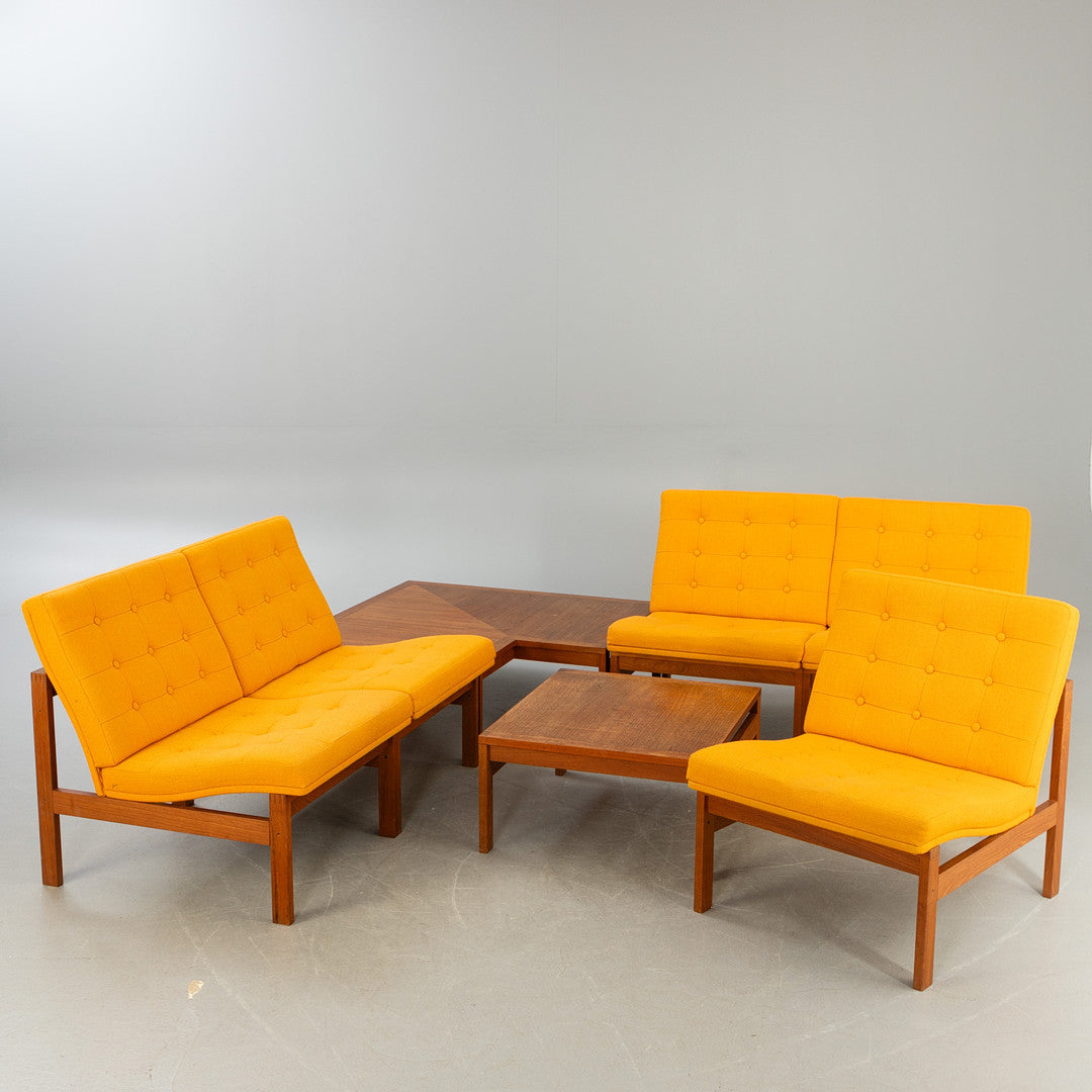Ole Gjerløv-Knudsen & Torben Lind for France & Søn, Teak modular set, Denmark 60