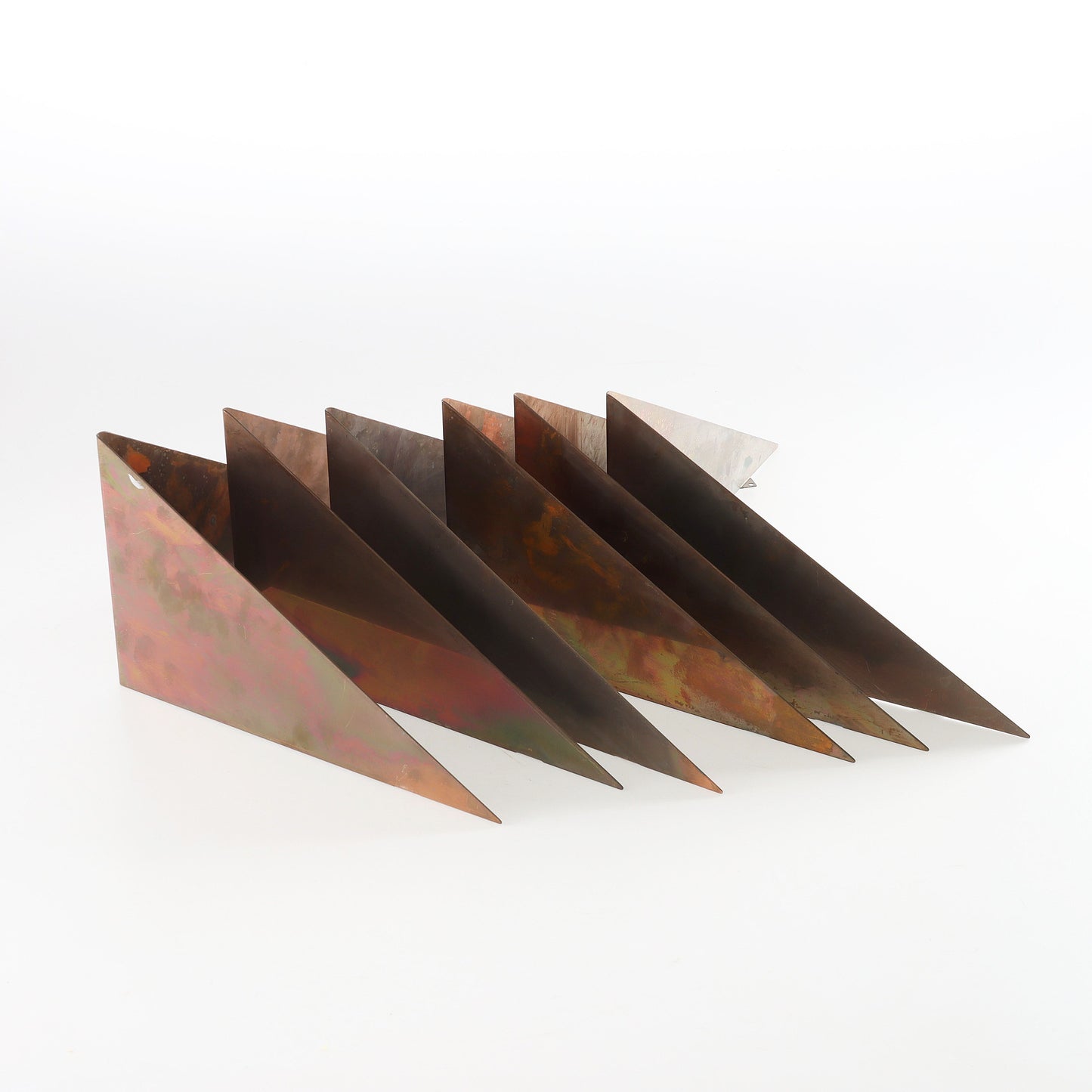 Poul Cadovius Shelves Set of 6 Copper " Butterfly" Denmark, 1950