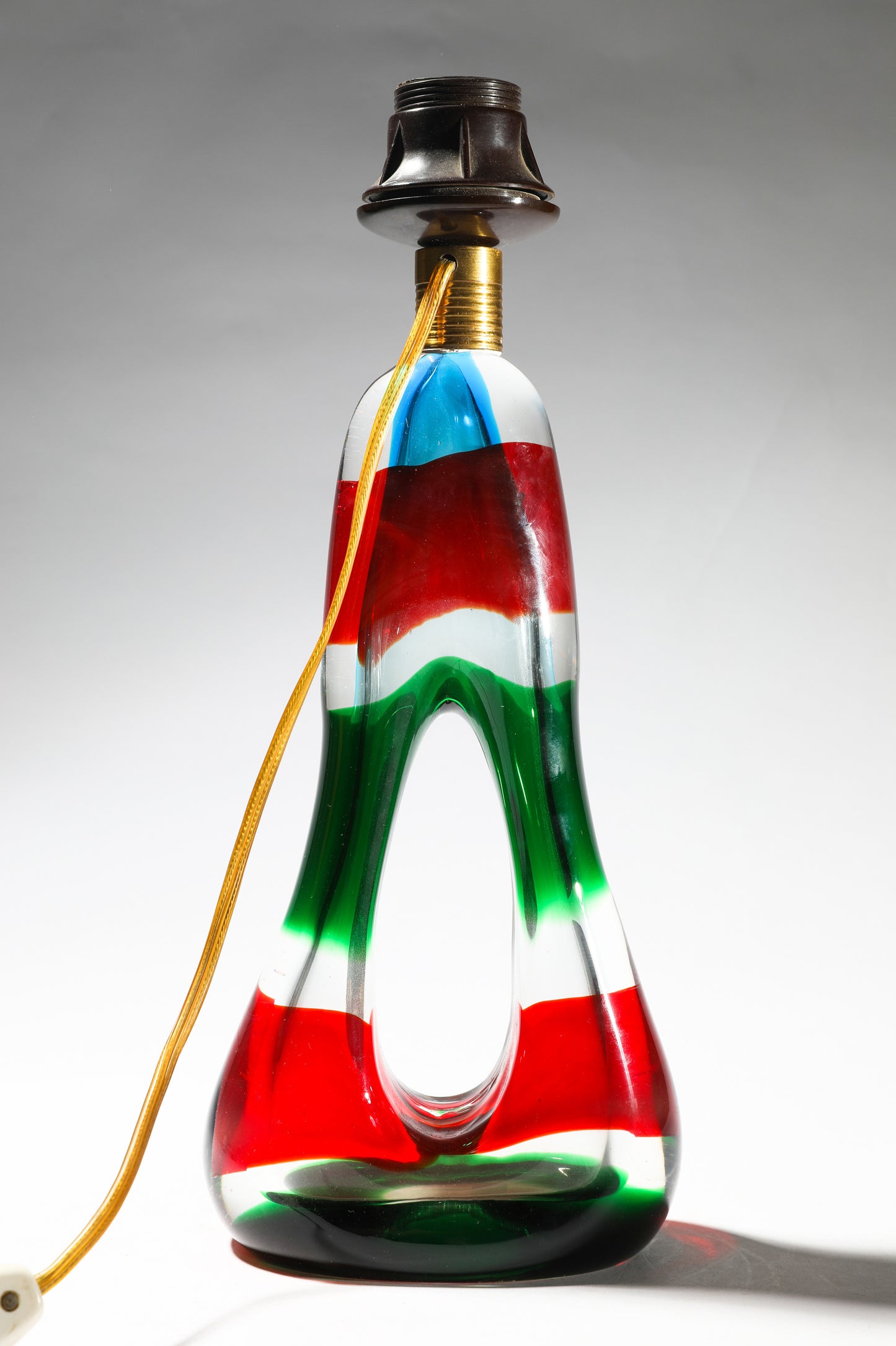 Table Lamp by Fulvio Bianconi, Murano Italy, 1960