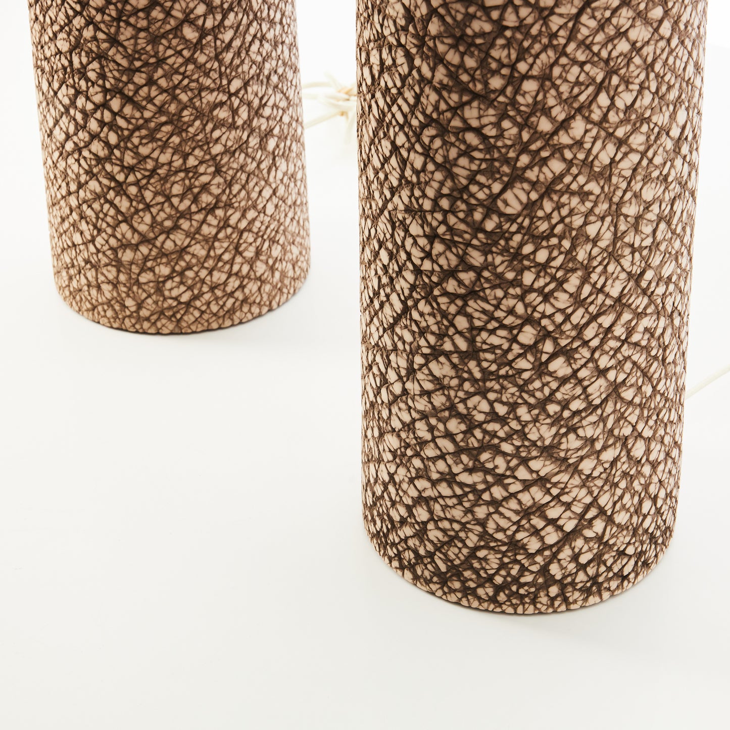 Table Lamps a pair in carved marble Anonymous, Italy, 1970