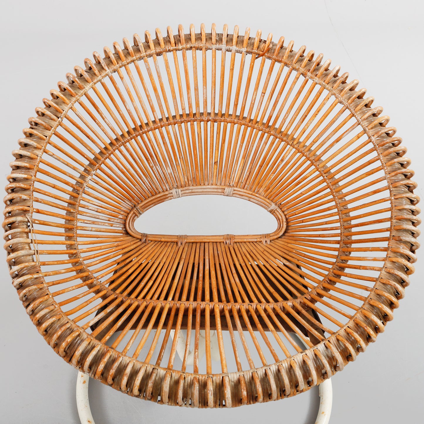 "Rondo" armchair rattan Göte Möbler Nässjö AB Sweden 1960s