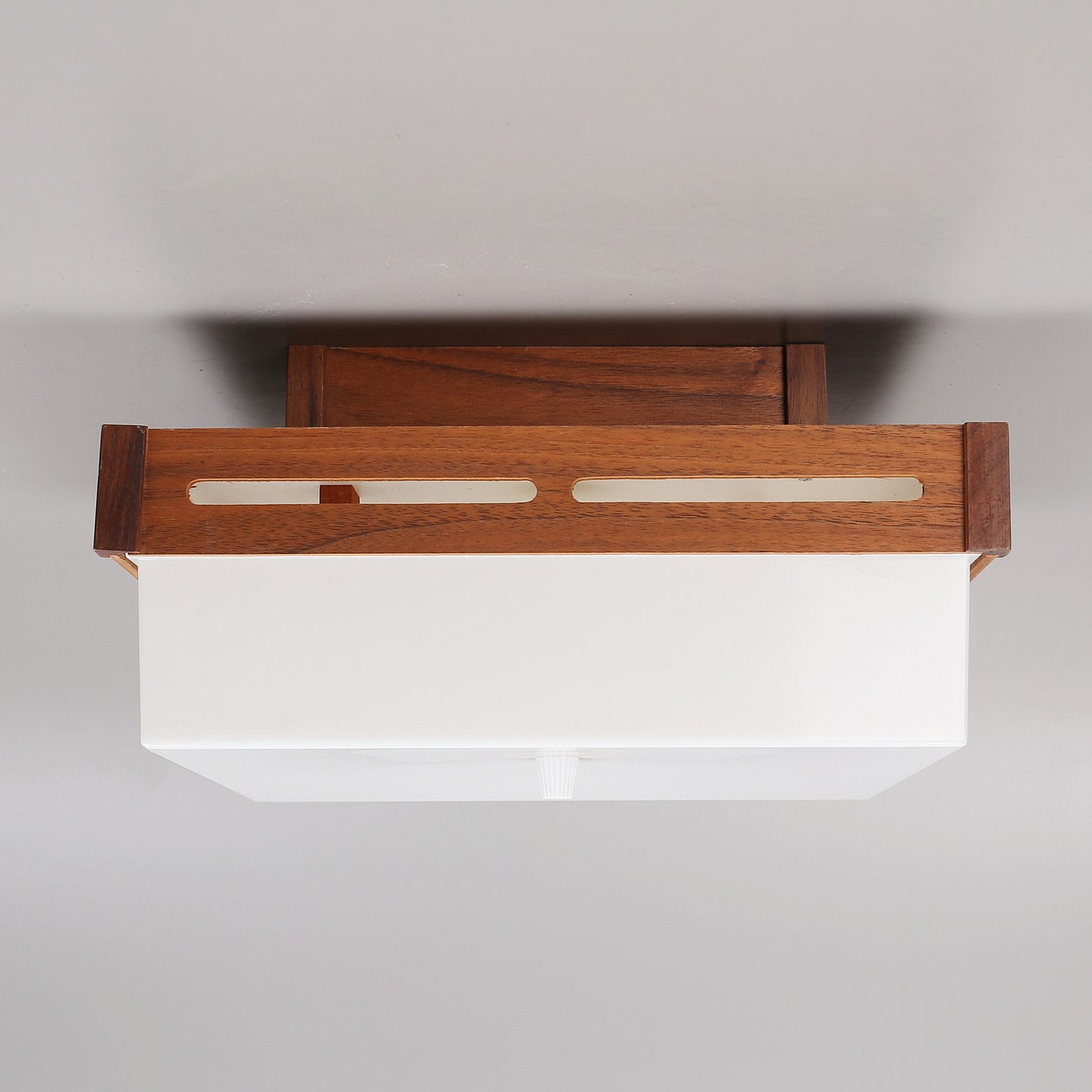 Teak Ceiling Lamp Anonymous Sweden, 1960s