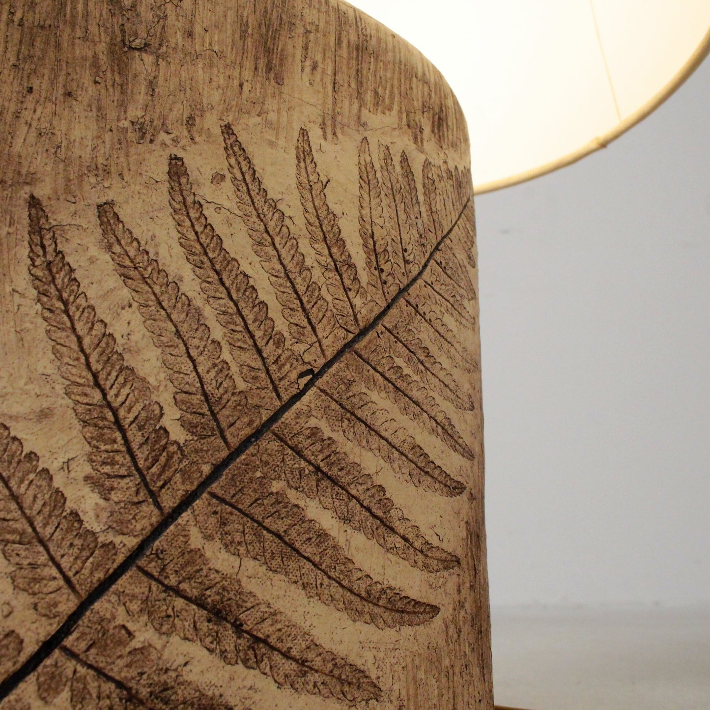 Roger Capron style table lamp a pair in Ceramic France 1960