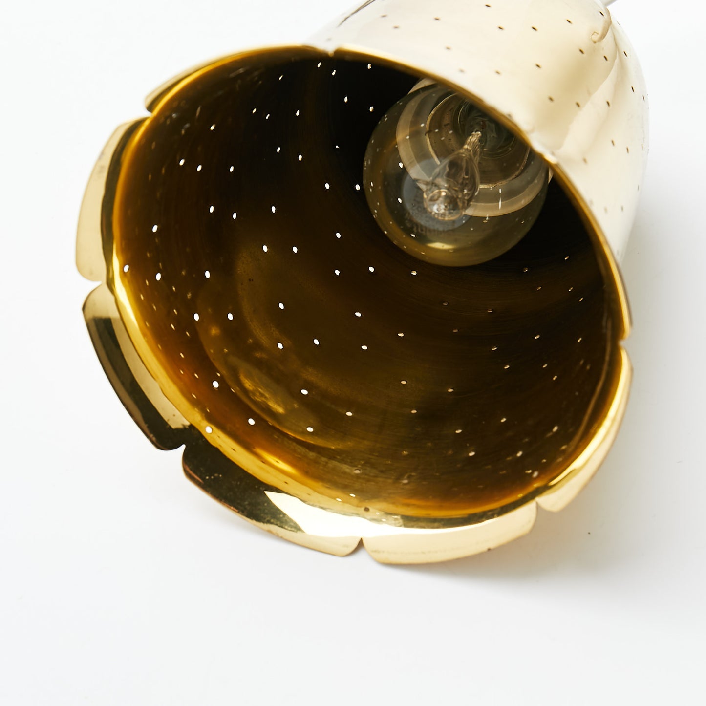 Borens Boras Pendant Lights in brass Sweden 1960