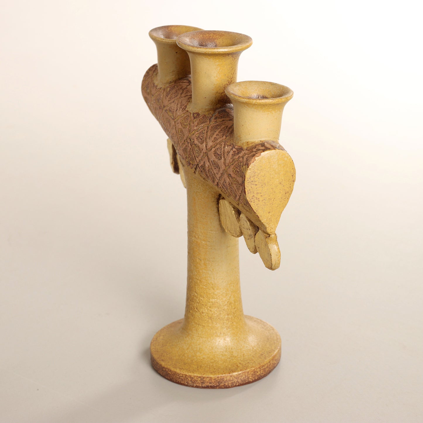 Candlestick by Lisa Larson 'Medallion' Gustavsberg Sweden 1960