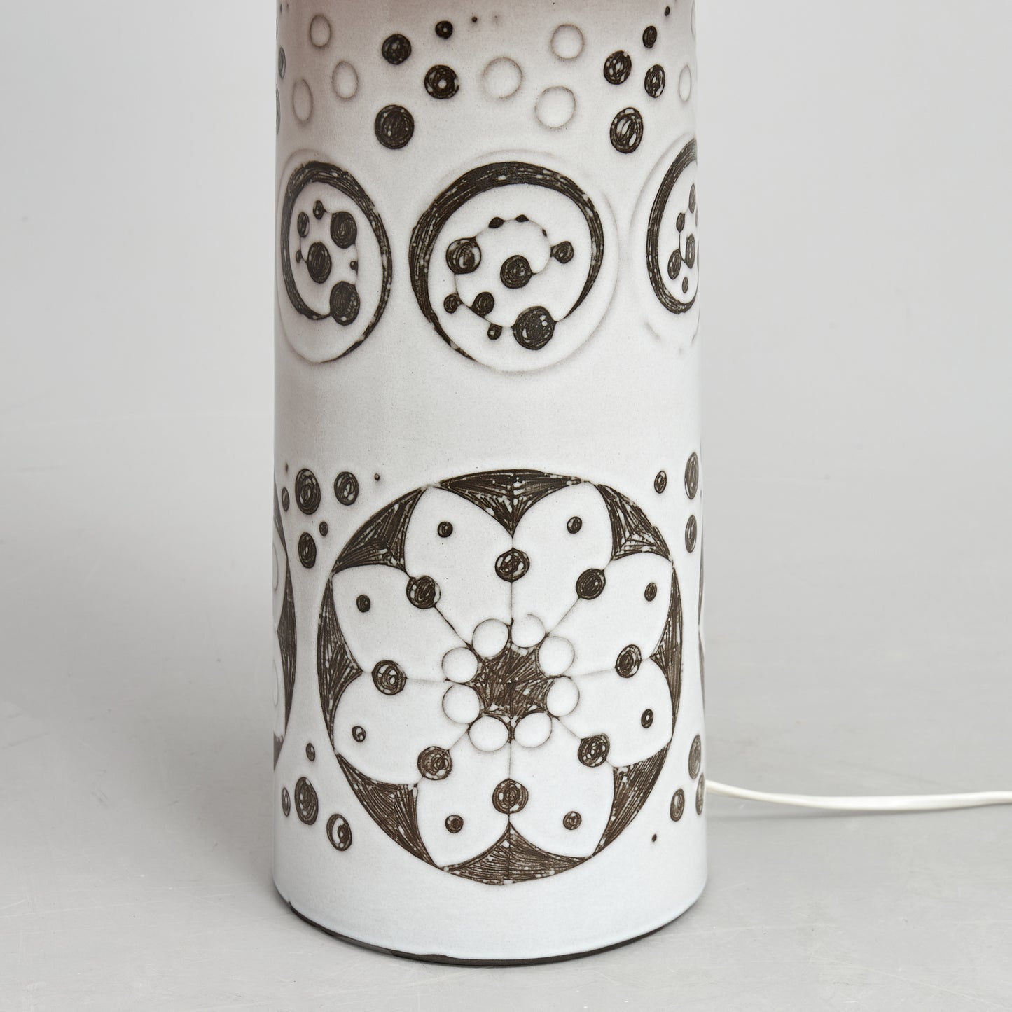 Pair of ceramic table lamps signed "Toreboda" Sweden 1960