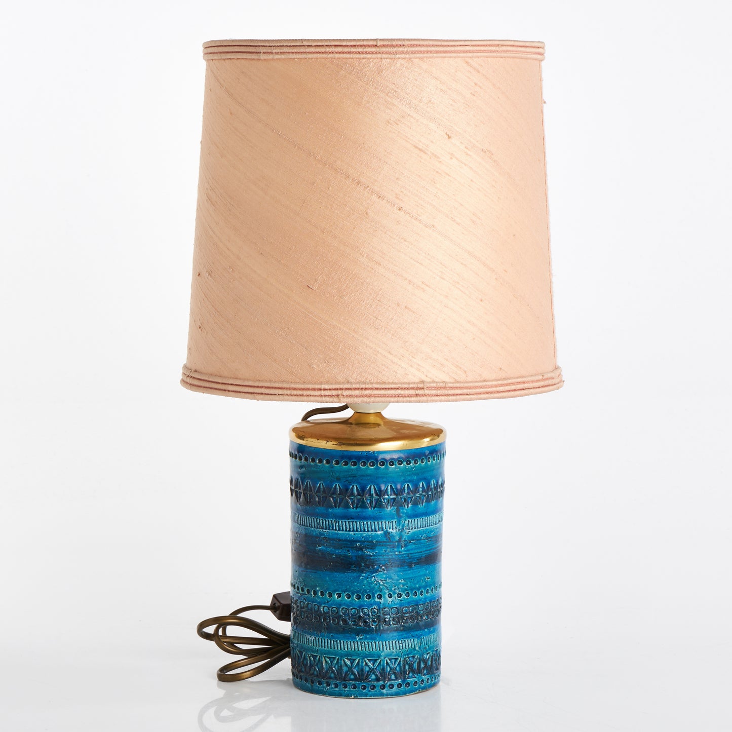 Aldo Londi Table lamp for Bitossi 'Rimini blue' Italy 1960