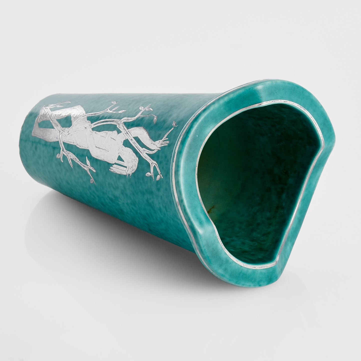 Wilhelm Kage vase 'argenta' for Gustavsberg Sweden 1950