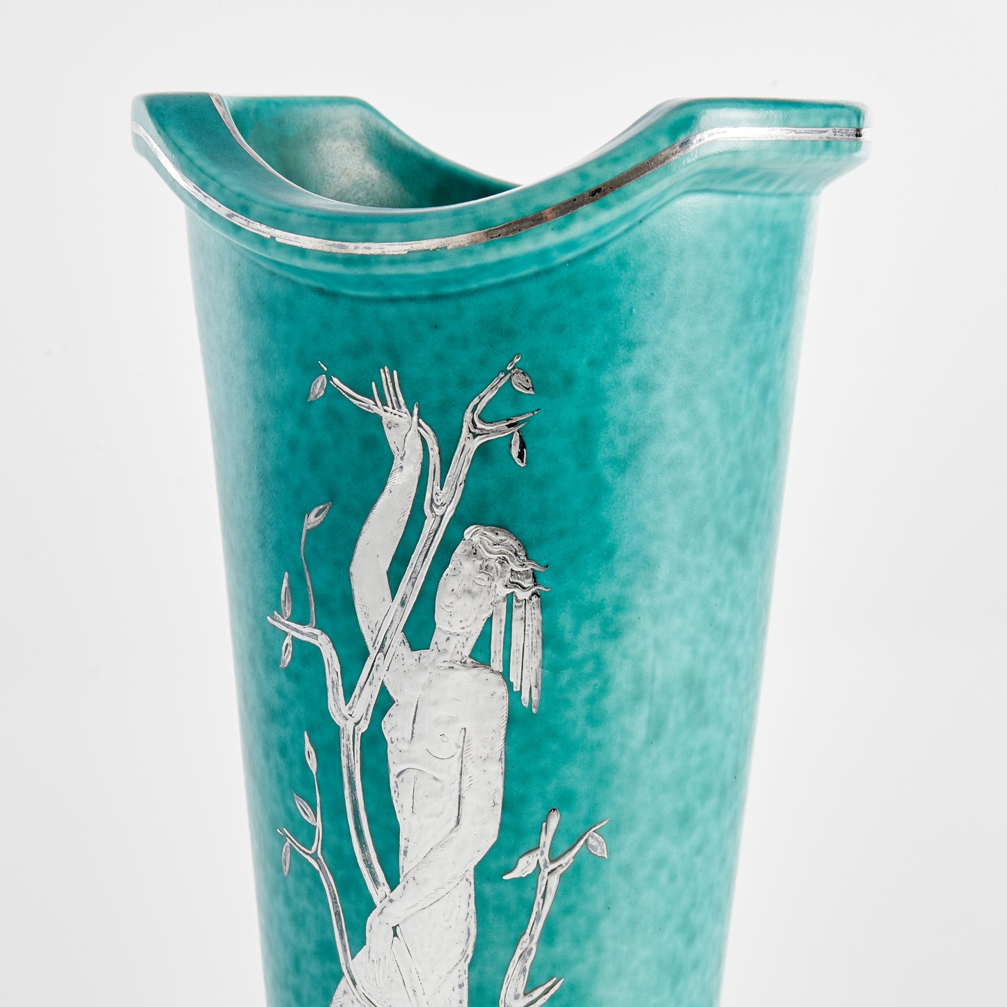 Wilhelm Kage vase 'argenta' for Gustavsberg Sweden 1950