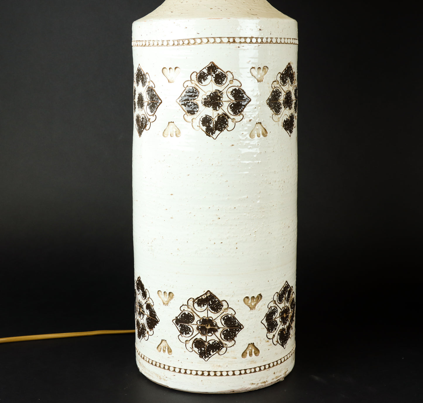 Ceramic Table Lamp Aldo Londi for Bitossi Bergboms a Pair Sweden 1960s Signed
