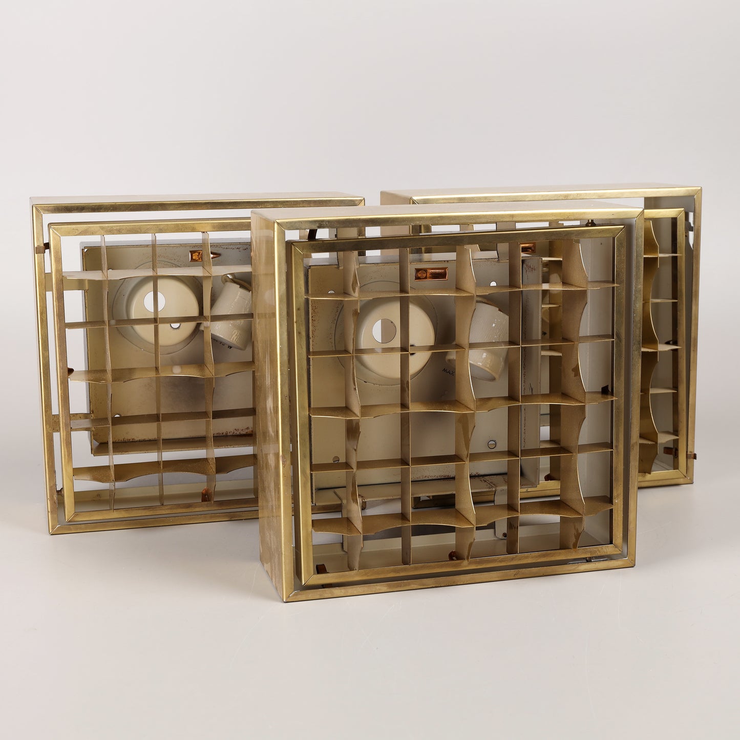 Ceiling light by Falkenbergs Belysning brass Sweden 1960