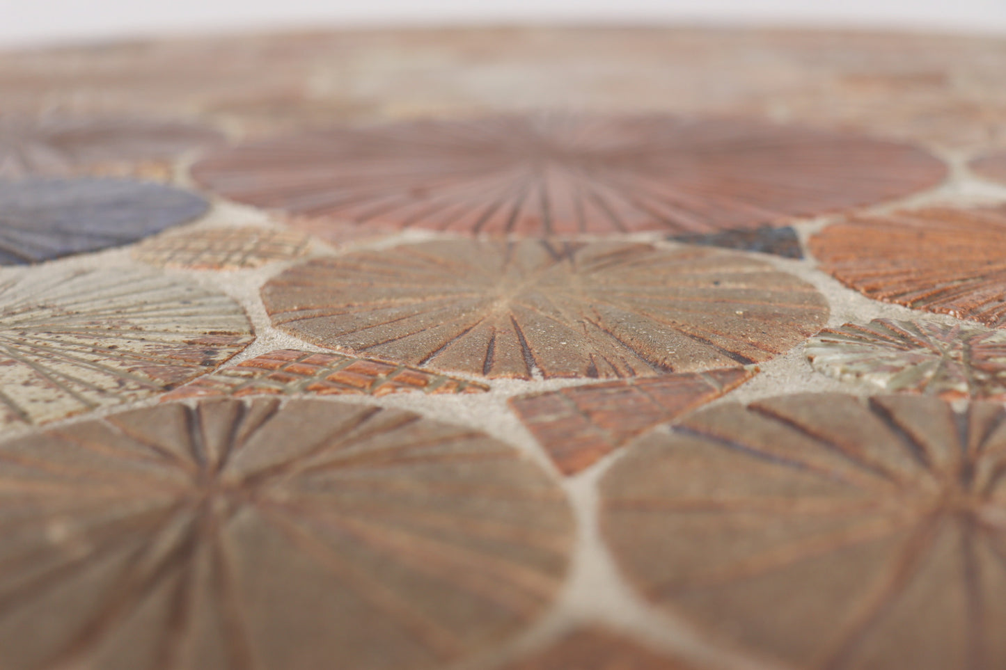 Coffee Table by Tue Poulsen Teak & Ceramic for Haslev Mobelsnedkeri Denmark 1960