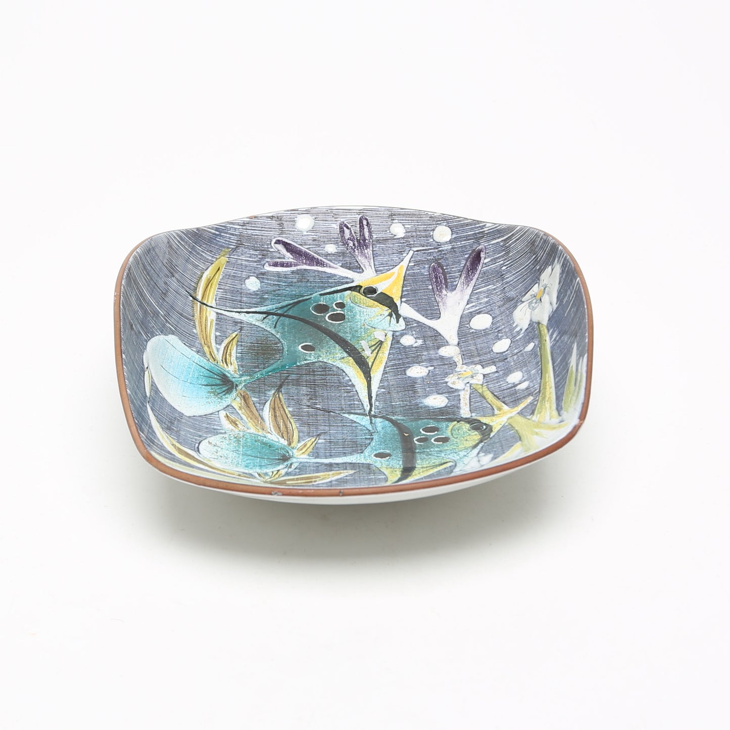 Tilgmans hand painted Ceramic Dish Sweden 1960
