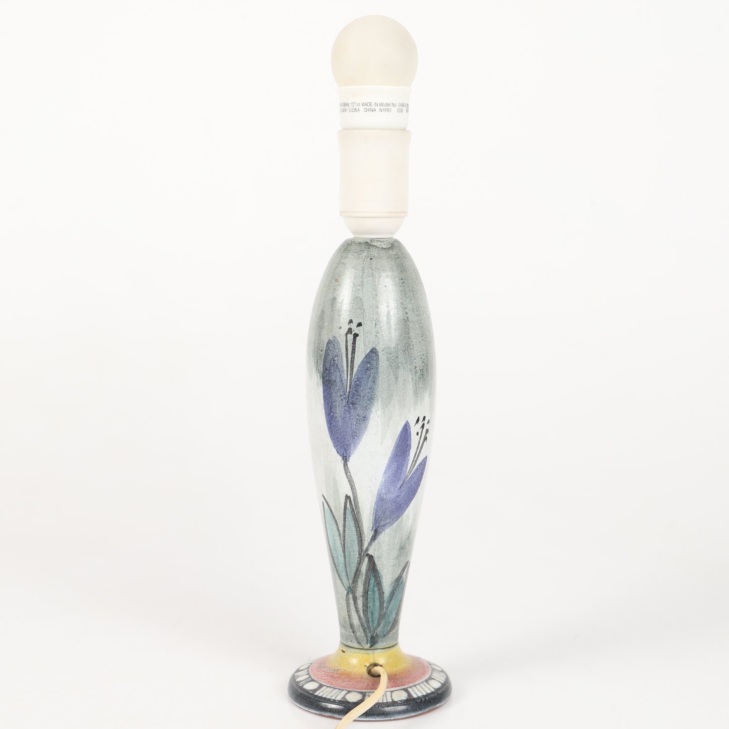 Tilgmans table lamp ceramic Sweden 1960s